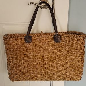 Woven handbag